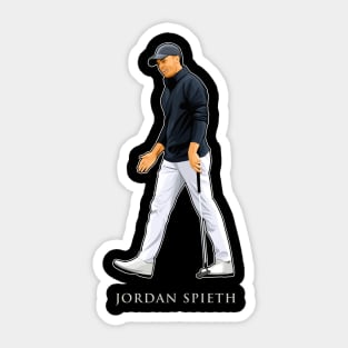 Jordan Spieth Walking Golf Sticker